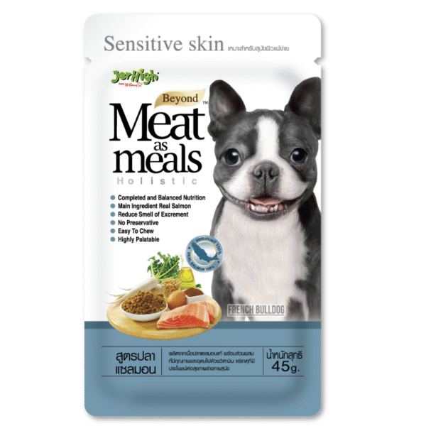 JerHigh Meat as Meals Salmon Recipe Dog Soft Food - 500g