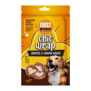 First Bark Biscuits & Chicken Wrap Dog Treats - 2x70g