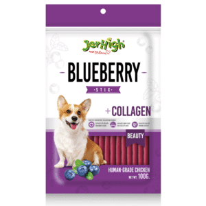 JerHigh Blueberry Stix Dog Treats - 100g