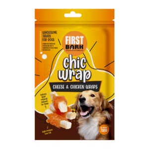 First Bark Cheese & Chicken Wrap Dog Treats - 2x70g