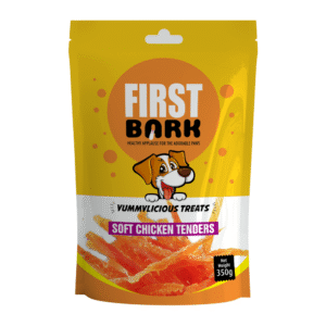 First Bark Soft Chicken Tenders Dog Treats (350g) - 2x350g