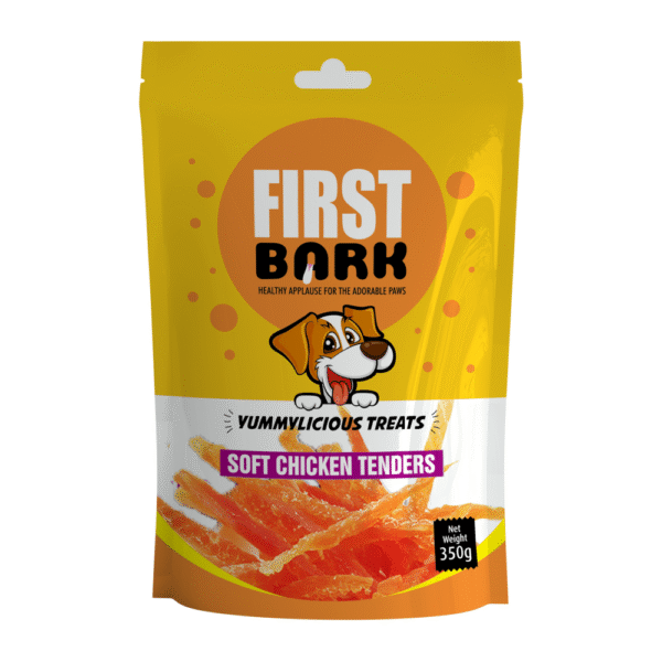 First Bark Soft Chicken Tenders Dog Treats (350g) - 350g
