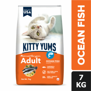 Kitty Yums Ocean Fish Adult (1+ years) Cat Dry Food - 1.2kg
