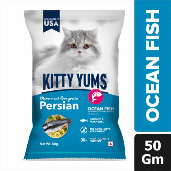 Kitty Yums Persian Cat Dry Food (50g) - 50g