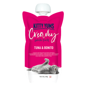 Kitty Yums Lickable Tuna & Bonito Creamy Cat Treat(80g) - 80g