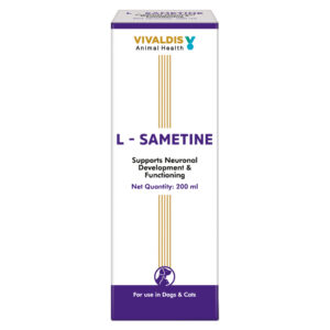 Vivaldis L Sametine Syrup for Dogs and Cats (200ml) - 200mL