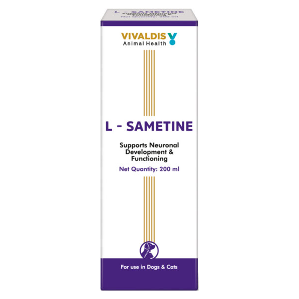 Vivaldis L Sametine Syrup for Dogs and Cats (200ml) - 200mL