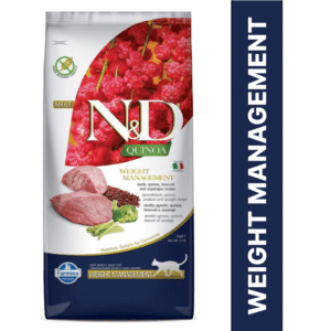 Farmina N&D Quinoa and Lamb Grain Free Weight Management Adult Cat Dry Food - 1.5kg