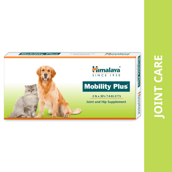 Himalaya Mobility Plus Joint & Hip Supplement for Dogs and Cats - 60 Tablets