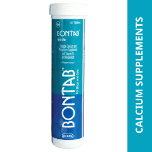 Intas Bontab Calcium Supplement for Dogs and Cats - pack of 30 tablets