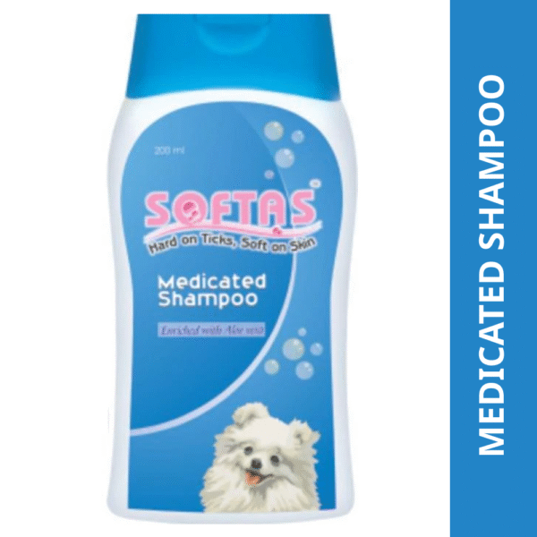 Intas Softas Tick & Flea Shampoo for Dogs - 200ml