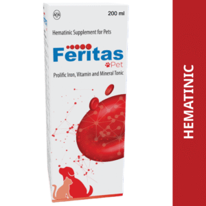 Intas Feritas Pet Hematinic Supplement for Dogs and Cats - 200ml