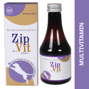Intas Zipvit Multi Vitamin Supplement for Dogs and Cats (200ml) - 200mL