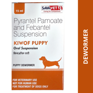 Savavet Kiwof Puppy Deworming Suspension - 15mL