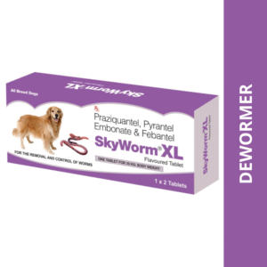 Skyec Skyworm XL Dog Deworming Tablet - 1 Strip (2 tablets)