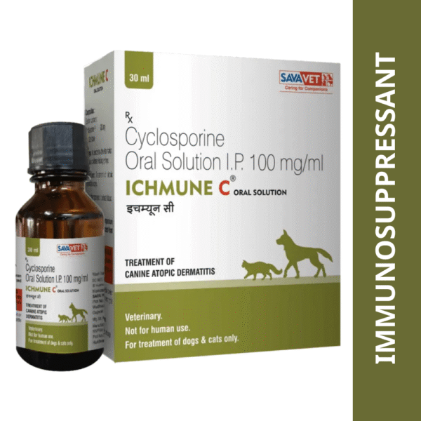Savavet Ichmune C (Cyclosporine) Oral Solution for Dogs & Cats - 30mL