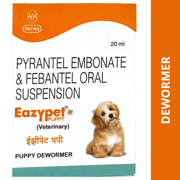 Intas Eazypet Puppy Deworming Suspension - 20mL