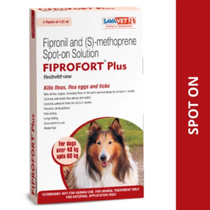 Savavet Fiprofort Plus (Fipronil) Tick and Flea Control Spot On for Dogs - 10 -20kg