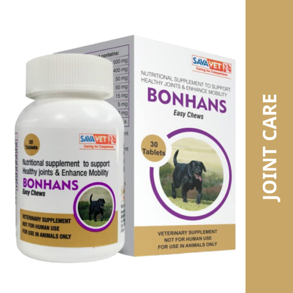 Savavet Bonhans Tablet Joint Support for Dogs (pack of 30 tablets) - 1 Bottle (30 tablets)