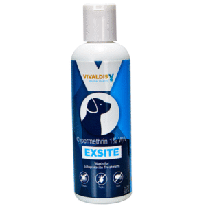 Vivaldis Exsite (Cypermethrin) Anti tick & flea Shampoo for Dogs (200ml) - 200mL