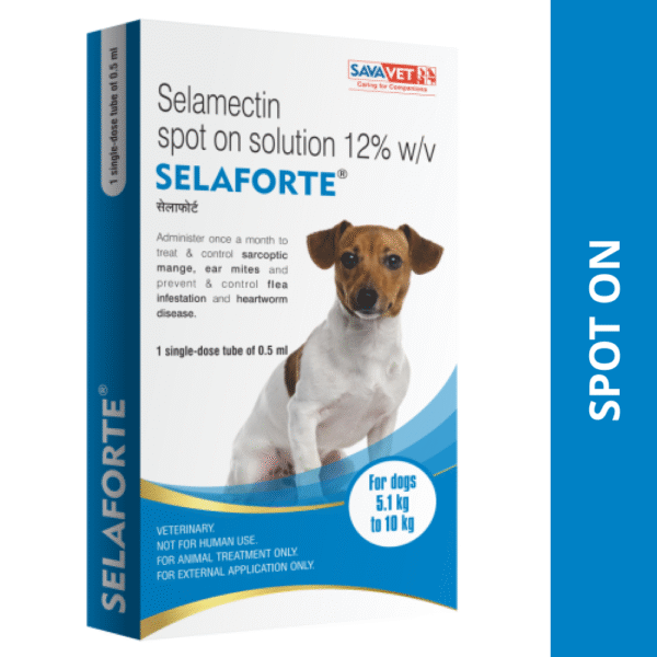 Savavet Selaforte (Selamectin) Tick and Flea Control Spot On for Dogs - 10 -20kg