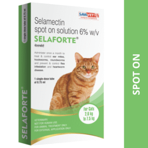 Savavet Selaforte (Selamectin) Tick and Flea Control Spot On for Cats - 0.75mL