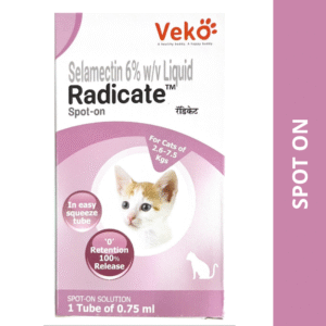 Veko Radicate (Selamectin) Tick and Flea Control Spot On for Cats - 0.75mL