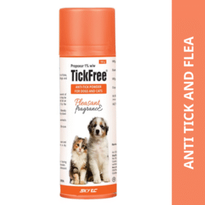 Skyec Tick Free (Propoxur) Tick and Flea Control Powder for Dogs & Cats (100g) - 100g