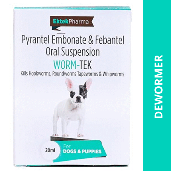 Ek Tek Wormtek Puppy Deworming Suspension (20ml) - 20mL