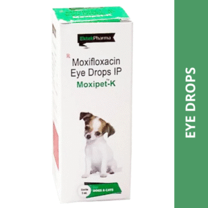 Ek Tek Moxipet K (Moxifloxacin) Eye Drops for Dogs and Cats - 5mL