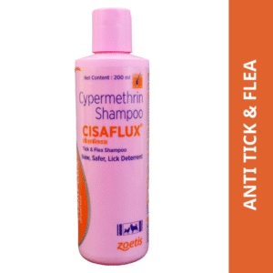 Zoetis Cisaflux shampoo Tick & Flea Shampoo for Dogs - 200ml