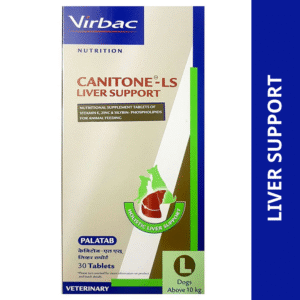Virbac Canitone LS Liver Support Tablets for Dogs (Pack of 30 tablets) - 30 tablets