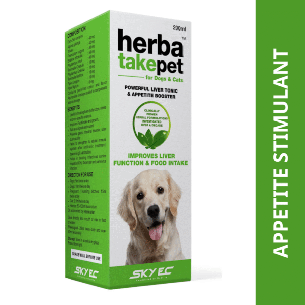 Skyec Herbatake Pet Liver Tonic Appetite Booster for Dogs and Cats - 100mL