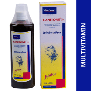 Virbac Canitone Junior Multivitamin Syrup for Dogs and Cats (250ml) - 250ml