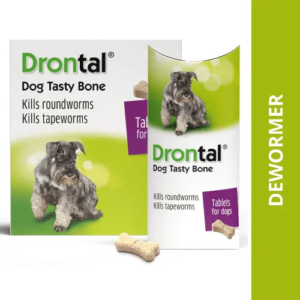 Drontal Plus Tasty Dog Deworming Tablet - 1 Strip (6 tablets)