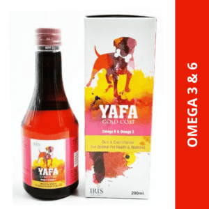 Iris Yafa Gold Coat Omega 3 + 6 Syrup for Dogs and Cats (200ml) - 200mL