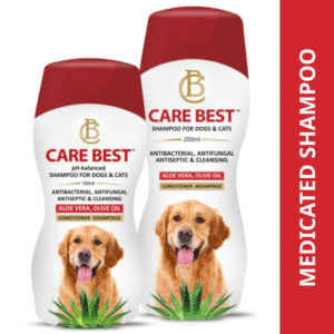 Skyec Carebest Antibacterial Antifungal Shampoo for Dogs & Cats - 100mL