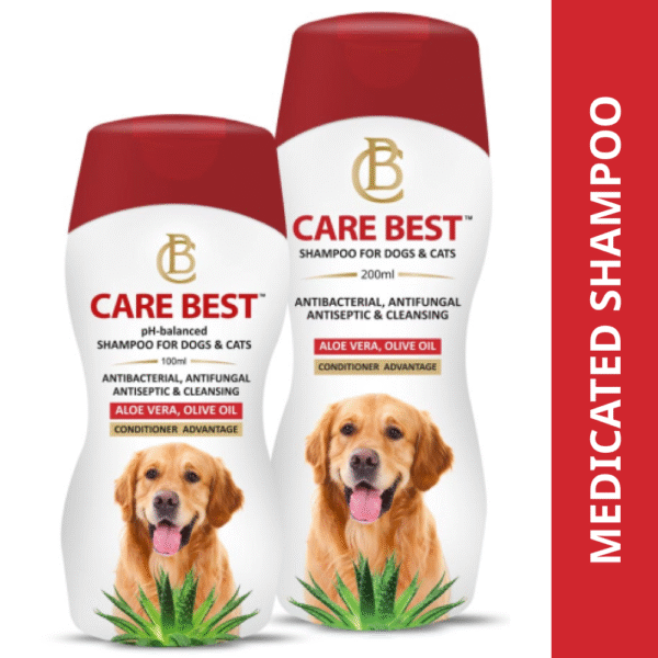 Skyec Carebest Antibacterial Antifungal Shampoo for Dogs & Cats - 100mL