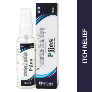 Petcare Pjjes (Hydrocortisone) Spray for Dogs & Cats (50ml) - 50mL