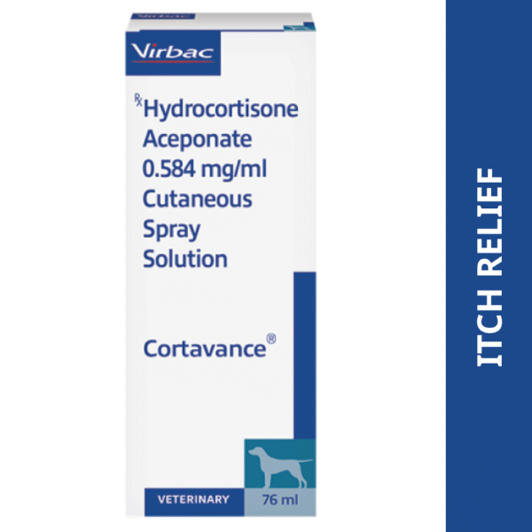 Virbac Cortavance (Hydrocortisone) Spray for Dogs & Cats (76ml) - 76mL