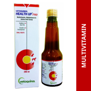 Vetoquinol Healthup Pro Multi Vitamin Supplement for Dogs and Cats (200ml) - 200mL