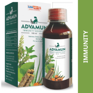 Savavet Advamun Immunity Booster Syrup for Dogs & Cats (200ml) - 200ml