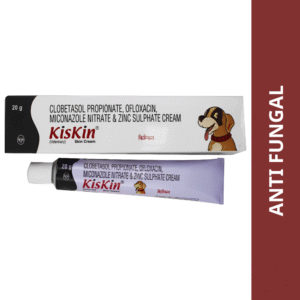 Intas Kiskin Ointment (Cream) (Corticosteroid) for Dogs and Cats - 20g