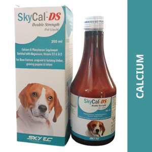 Skyec Sky Cal Pet DS Calcium Supplement for Dogs and Cats (200ml) - 200mL