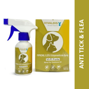 Vivaldis Vi -Fi Forte Spray (Fipronil) Tick & Flea Control - 80mL