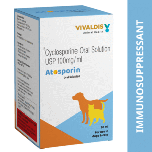 Vivaldis Atosporin (Cyclosporin) Oral Solution for Dogs & Cats (30ml) - 30mL