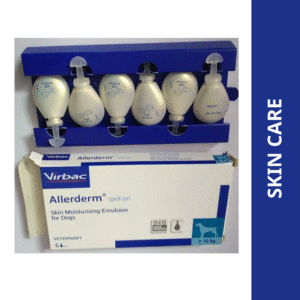 Virbac Allerderm Spot On Skin Moisturising Emulsion for Dogs - pack of 6 pipettes