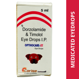 Corise Opthocare XT (Dorzolamide Timolol) Eye Drops for Dogs and Cats (5ml) - 5mL