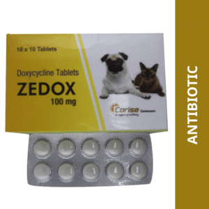 Corise Zedox (Doxycycline) Tablets for Dogs and Cats (pack of 10 tablets) - 100mg
