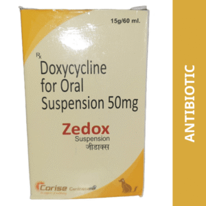 Corise Zedox (Doxycycline) Suspension for Dogs and Cats (60ml) - 60mL